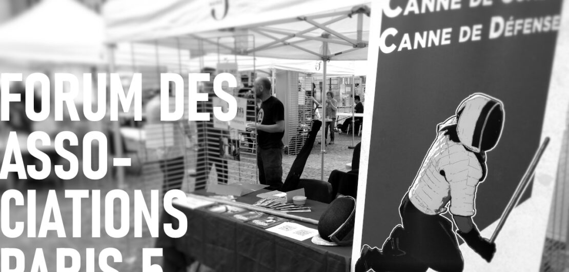 forum des associations paris 5 canne de combat et bâton