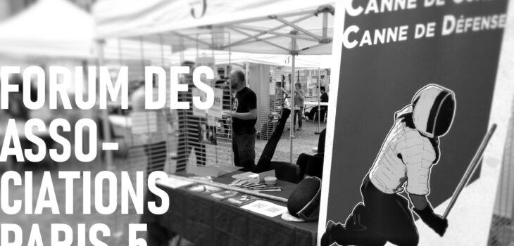 forum des associations paris 5 canne de combat et bâton