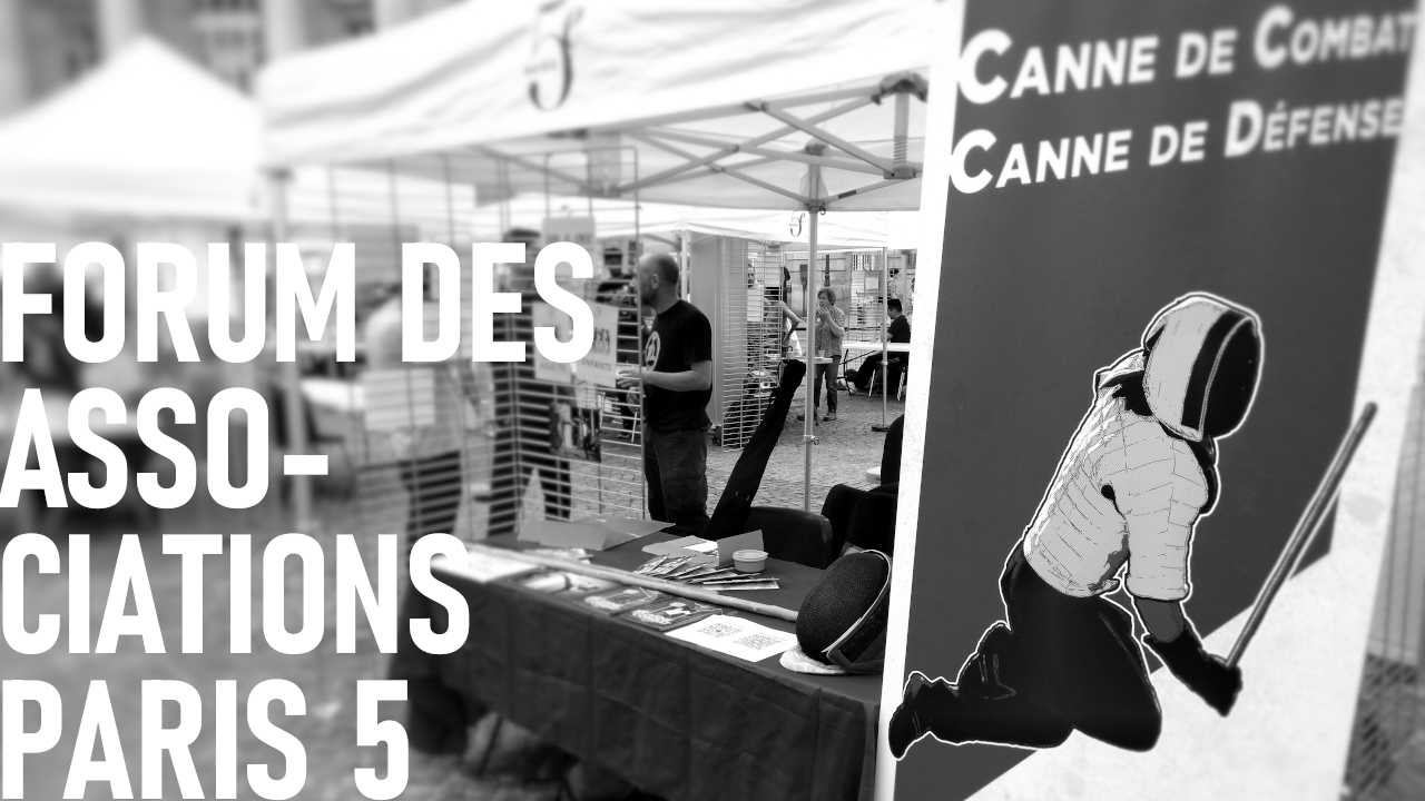 forum des associations paris 5 canne de combat et bâton